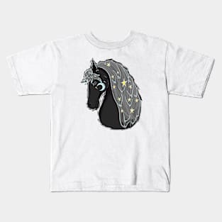 Moon horse Kids T-Shirt